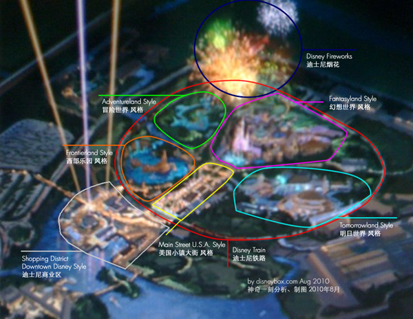 上海迪士尼樂園概念圖分析 Shanghai Disneyland Concept Art