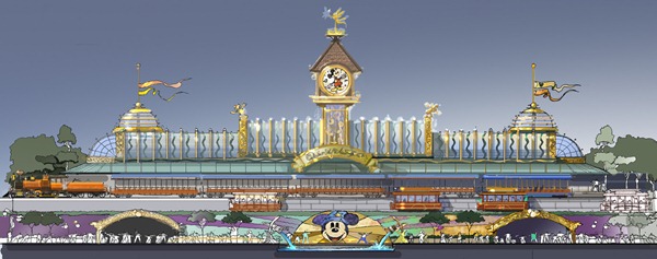 迪士尼鐵路車站概念圖 Disney Train Station Concept 迪士尼鐵路車站概念圖 Disney Train Station Concept