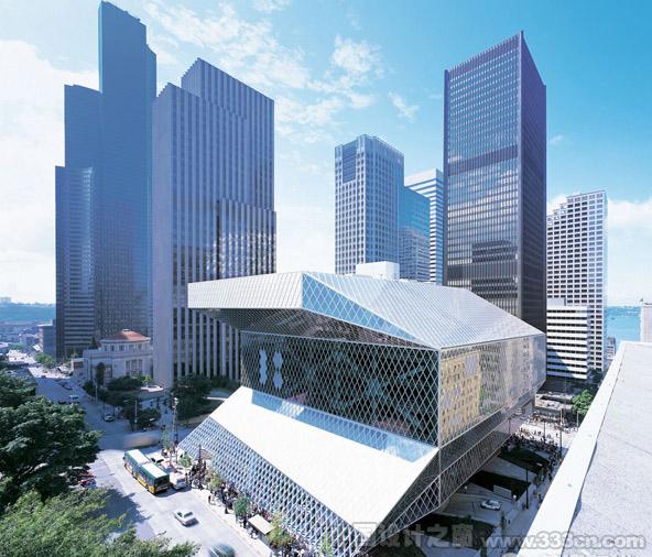 OMA設計的西雅圖市中心圖書館